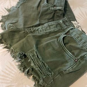 Free People Denim Shorts